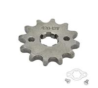 SWVYDC Front Rear Sprocket 420 17mm Front Engine Sprocket 10-19T Tooth For Dirt Pit Bike ATV Quad Go Kart Buggy Scooter Accessories Engine sprocket(420 17mm 12T)
