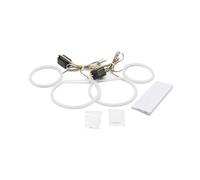 SWVYDC Headlight Bulb Fit For Bmw 1 Series E81 E82 E87 E88 Halogen Headlight Cotton Light Switchback LED Angel Eye Ring DRL Kit Car Headlight Headlamp