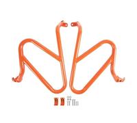 SWVYDC Highway Crash Bars Bumper Fit For KTM 390 Adventure 2020-2023 Highway Guard Crash Bar Motorcycle Bumper Frame Upper or Lower Protection(Upper(Orange))
