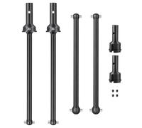 SWX 4PCS Front & Rear Drive Shaft Harden Steel Compelet RC Front Rear CVD Driveshaft Compatible with Arrma 1/7 Mojave 6S EXB Felony Infraction RC Truck Car Upgrades Part