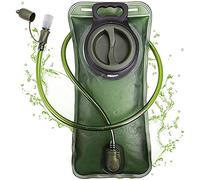 Swygoo 2L Hydration Bladder, Water Bladder Bag for Outdoor Hiking Backpack, Military Water Storage Bladder Bag, Upgraded Leak Proof BPA Free Portable Reservoir for Sports & Travel (Green)