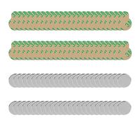 SWYSGS Pack of 50 Self-Adhesive Magnets 8 x 1 mm Mini Adhesive Magnets in Pairs Magnetized for Education, Research, Vocation, Commerce, Presentation and Industry