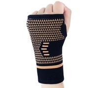 SWZEC Aeroflux Copper Wrist Hand Brace: No More Wrist Pain(Brown 2 pieces,Small:15-26cm)