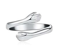 SWZEC Hope Rings To My Granddaughter - Hug Ring Hug From Heaven Ring