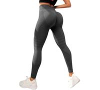 SWZEC Leonie & Co 3D Anti-Cellulite Legging(Dark Gray,L)
