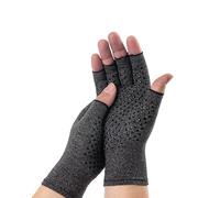 SWZEC Orthopulse- FrostGuard Raynauds Gloves for Cold Hands | Thermal Gloves - Warm Gloves against Hand Pain - Non-Slip Grip - Hand Comfort (M,Grey)