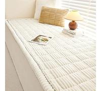 SWZEC slumber paws - PawLounge Quilted Cozy Sofa Cover (60 * 150cm,White)