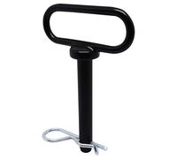 SWZHAI 5/8 inch Trailer Hitch Pin and Clip, 5/8 x 4 inch Tractor Towing Hitch Pins Black Handle, Trailer Gate Pin for Tractors, Towing RV, Golf Cart, 1 Pack