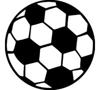 SWZY Football Rug, Soccer Rug Round, 60x60cm, Black and White Alternating, Crystal Velvet, Soft, Shiny, Non-slip