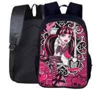 SWZY Monster Kids School Bag, 3D Printed Travel Backpacks, Anime Children's Backpacks for Children, Backpack Large Capacity for Elementary and Middle School Student School