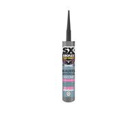 SX Black Premium Building Silicone - Low Modulus - Neutral Curing - Almost Odourless - Excellent Adhesion - Excellent Resistance to UV, Water and Weather - 310ml