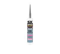 SX Premium HM Polyflex Sealant & Adhesive Grey - 300ml - Interior & Exterior - for Gluing, Sealing, Mounting and Anchoring in Building Applications - Polyurethane-Based