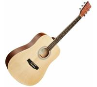 SX SD104K Natural Dreadnought Guitar