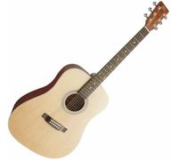 SX SD204 Natural Dreadnought Guitar