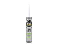 SX Siroflex Clearbond Adhesive - Universal Adhesive Using Hybrid Technology for Interior Applications Offering Water Resistance - 290ml, Clear