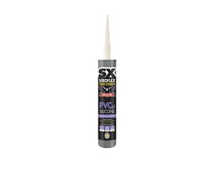 SX Siroflex Contractors PVCu Silicone - Neutral Curing Sealant for Window and Door Frames Offering UV, Water & Moisture Resistant Performance for Interior and Exterior Applications - 300ml, Cream