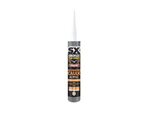 SX Siroflex Decorators Caulk White, 300ml, Seal & Fill Gaps and Cracks | Flexible Acrylic Formula, Easy to Apply & Overpaint, Ideal for Interior Decorating