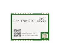 SX1262 170MHz Lora Wireless Transmitter Receiver SPI CDEBYTE E22-170MxxS 22-33dBm Long Range 6-16km TXCO SMD Low Power FSK and GFSK Built-in P LNA (170M 22dbm 5km)