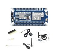 SX1262 LoRaWAN/GNSS HAT SX1262 RF Chip LoRa Module Expansion Board for Raspberry Pi 5/4B/3B+/Pi3B/Pi Zero W WH/Zero 2W, with Magnetic CB Antenna, Suitable for Sub-GHz Band Network, with GNSS Antenna