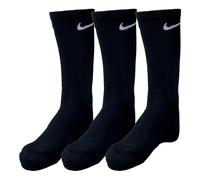 SX7664-010 Nike Long Winter Lightweight Socks (3 Pack) Black Unisex Sport Fit