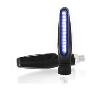 SXA39YPL Motorcycle Indicators Turning Motorcycle 24 LEDs High Bright Turn Signal Indicator Light Front Rear White Day Running Light Flowing Brake Lamps
