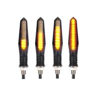SXA39YPL Motorcycle Indicators Turning Motorcycle LED Turn Signals Light 12LED Tail Flasher Flowing Water Blinker 12V 10mm Motorcycle Flashing Lights