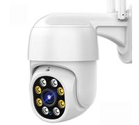 SXBCyan 4K 8MP Wifi IP Camera Outdoor Wireless Security PTZ Camera 5MP HD AI Tracking Video Surveillance CCTV Camera H.265 P2P ICsee APP (Sensor Size : 8MP NO Card)