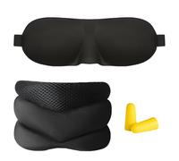 SXCCNW Vitavix 3pcs Neck Support for Snoring, Anti Snoring Neck Brace with Eye Mask and Earplugs, Neck Brace for Neck Pain and Support, Cotton Material, Adjustable Cervical Collar for Sleeping
