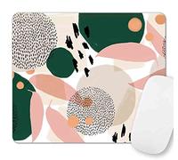 SXCKANG Mouse Pad, Rectangle Abstract Design Anti-Slip Rubber Mousepad for Office Laptop Computer PC Men Women, Cute Custom Pattern, 9.5 x 7.9 in, Modern Geometric Art