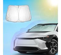 SXCY 2023 2024 Toyota bZ4X Windshield Sunshade, Custom Fit Sun Protector, 4-layer Polyester, UV Rays Block, Accessories for 2023 2024 bZ4X XLE Limited