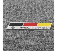 SXDZHK Car Emblem for Opel Corsa 2019-2023, Metal Front Grill Badge, Stylish Lettering Logo, Easy Peel-and-Stick Application