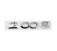 SXDZHK Car Emblem for Peugeot 2008 2013-2019, ABS Silver Vehicle Specific Front Rear Emblem