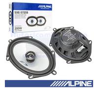 SXE-5725S Alpine Speakers Kit Coaxial 2 Way 5X7" 12.5 X 17.5Mm 200W