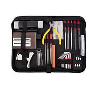 Sxett 42 Pieces Complete Guitar Repairing Maintenance Tool Kit, Guitar Setup Kit Repair Tools for Ukulele Bass Mandolin Banjo Guitar