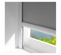 SXEVZOO 2 Pack Light Blocking Strips Aluminum Alloy, U-Shaped Blackout Shade Side Rails, Light Gap Blockers for Bedroom Window Shades and Blinds(White 2pcs,155cm/61in)