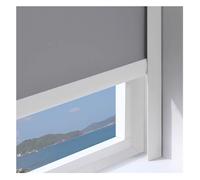 SXEVZOO 2 Pack Light Blocking Strips for Window L Shape, Self-Adhesive Light Blockers Along The Sides of Blackout Blinds, PVC Blackout Shade Side Rails(White 2pcs,125cm)