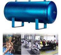 SXEVZOO 3L-80L Compressed Air Storage Tank, Horizontal Reserve Gas Tank with Mounting Kit for Factories Shops Family, Portable High Pressure Gas Containers(6 Gallon(25L))