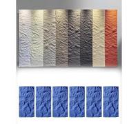 SXEVZOO 6 Pcs Faux Stone Wall Panels, PU Artificial Stone Wall Decor Sheet