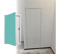 SXEVZOO Access Panel 300 350 450 500 650mm Access Door Paintable, Left-Opening Wall Hole Panel Cover, Loft Large Inspection Hatch Plasterboard Flush Mounted(300x300mm)