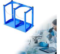 SXEVZOO Oxygen Cylinder Rack Laboratory Oxygen Tank Holder, Small Oxygen Cylinder Rack 4-5L, Oxygen Tank Stand with Pre-drilled Holes, Storage Gas Cylinder Bracket(L-39cm(15 3/8"))
