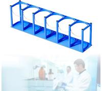 SXEVZOO Oxygen Cylinder Rack Laboratory Small Propane/Nitrogen Storage 3,4,5,6 Gas Tanks Steel Medical Oxygen Tank Holder Capacity 4-5 L with Safety Chain(L-111cm(43 3/4"))