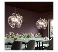 sxfcgs Pendant Lights Lighting Simple Living Room Lamp Dining Bedroom LED Pendant Light Designer Export Luxury Chandelier(Warm Light,D72CM)
