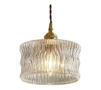 sxfcgs Pendant Lights Pendant Light Fixtures Industrial Vintage Fixture Decorative E27 Hanging with Brass Lamp Holder Glass Ceiling Shade Modern Adjustable Drop Loft Living Room Chandelier