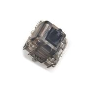 SXFSFEF 10-Pack v2 5pin Switches Transparent Smokey Housing Blue Yellow Red Black Silent Black Mechanical Keyboard (Color : Black Ink)