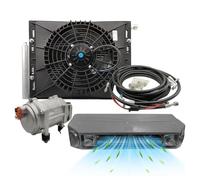 SXHEYUY Under Dash Air Conditioner 12 V with Heating, 12000 BTU Electric Air Conditioning Kit 12 V for under The Dashboard, for Van, Car, RV, Truck,cold,12v