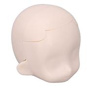 Sxhlseller 1/12 BJD Blank Doll Head For DIY Makeup | Removable Plastic Cement Doll Head Super White For Ball Jointed Replacement Parts (Super White)