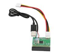 Sxhlseller 1.44MB 3.5In Floppy Drive USB Adapter | 34 Pin to USB Connector for PC Laptop Desktop Plug and Play