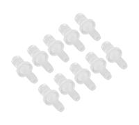 Sxhlseller 10 Milk Tube Connectors for Coffee Machines, Clear Plastic | Transparent Milk Pipe Fittings, Replacement Parts for Automatic Coffee Makers, Easy Check