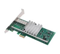Sxhlseller 10GB PCIE X1 Network Card, SFP+ Fiber Ethernet Adapter With 82599EN Chip, ForWindowsLinux VMware Server CentOSUbuntu FreeBSD
