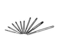 Sxhlseller 10pcs Micro Taps HSS Mini Thread Machine Tap Set for Clock Watch | Miniature Threading Tools, Horology Repair Kit, Machining Dies, Durable High Speed Steel